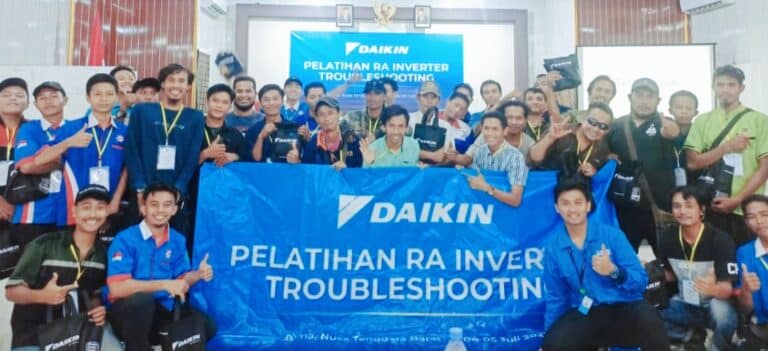 PT Daikin Bali Beri Pelatihan Teknis Perbaiki AC 40 Guru dan Teknisi se-Pulau Sumbawa - Kabar Harian Bima