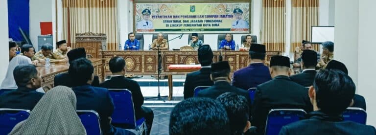 Berstatus Tersangka KPK, Wali Kota Bima Lantik 35 Pejabat Struktural dan Fungsional - Kabar Harian Bima