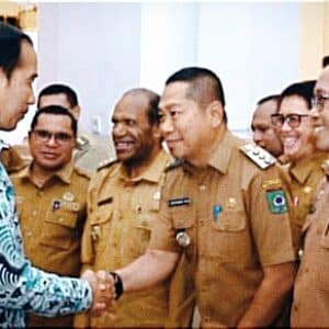 Pj Wali Kota Bima HM Rum Bertemu Presiden RI Joko Widodo