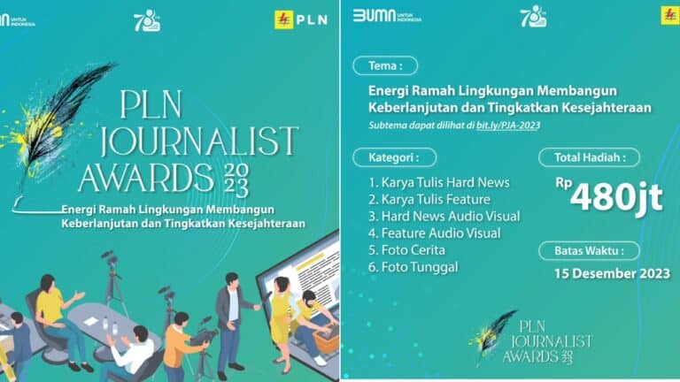PLN Journalist Award Kembali Hadir! Kulik Transisi Energi dari Sudut Pandang Jurnalis - Kabar Harian Bima