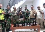 Operasi Yustisi, Pol PP Kota Bima dan TNI Sita 60 Botol Miras