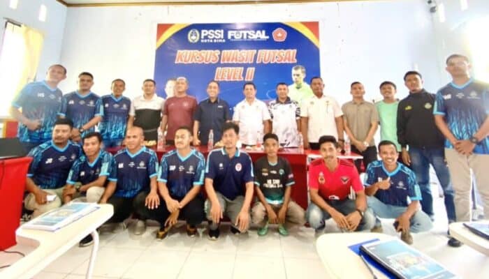 Tingkatkan Kompetensi, Askot PSSI Gelar Kursus Wasit Futsal