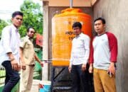 FPRB Pasang Alat Penampung Air Hujan di MIS Sambinae, Solusi Atasi Krisis Air Bersih