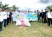 Semangat Peduli Lingkungan, Pegadaian Bima Bersihkan Pantai Wadumbolo