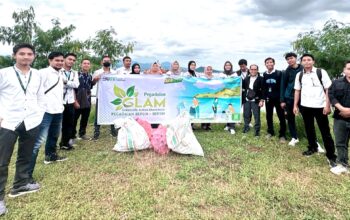 Semangat Peduli Lingkungan, Pegadaian Bima Bersihkan Pantai Wadumbolo - Kabar Harian Bima