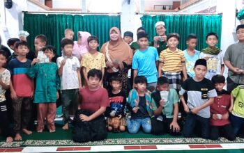 Memperkuat Spiritualitas, Puluhan Anak-Anak Itikaf di Masjid Baitul Hamid Kelurahan Penaraga