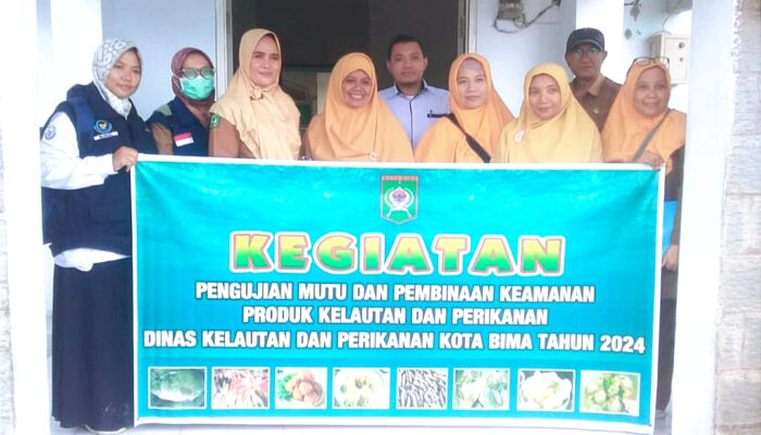 Dinas Kelautan dan Perikanan Kota Bima Adakan Uji Mutu Hasil Perikanan