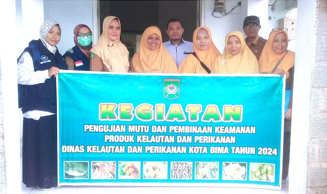 Dinas Kelautan dan Perikanan Kota Bima Adakan Uji Mutu Hasil Perikanan - Kabar Harian Bima