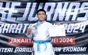 Membanggakan, Alden Atlet Karate Kota Bima Sabet Medali Perak di Kejurnas ASKI Jakarta - Kabar Harian Bima