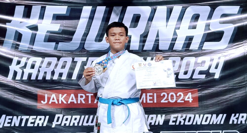 Membanggakan, Alden Atlet Karate Kota Bima Sabet Medali Perak di Kejurnas ASKI Jakarta - Kabar Harian Bima