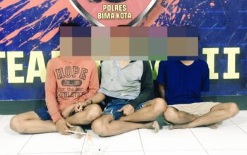 3 Pemuda di Kota Bima Dibekuk Saat Asik Pesta Sabu-Sabu