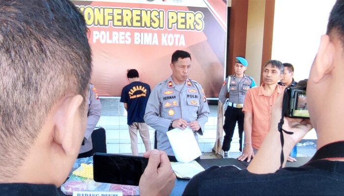 Polres Bima Kota Bongkar Kejahatan Oplos Gas Elpiji