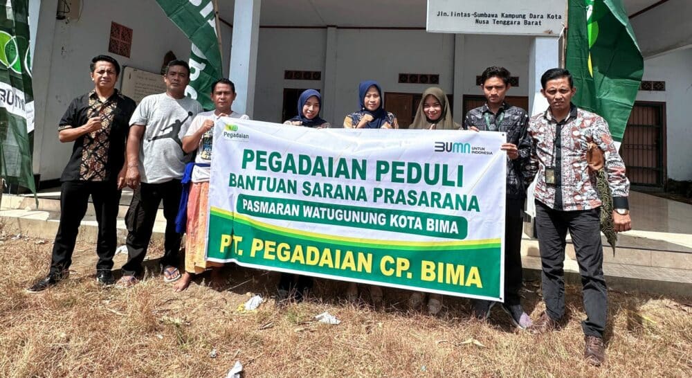 Kepedulian Sosial, PT Pegadaian Bima Salurkan CSR untuk Pura di Kelurahan Dara - Kabar Harian Bima