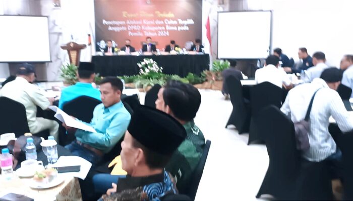 KPU Bima Rapat Pleno Alokasi Kursi dan Calon DPRD Terpilih
