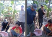 Bhabinkamtibmas Kelurahan Lewirato Bantu Bangun WC untuk Warga Kurang Mampu