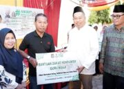 Ringankan Beban Warga, HM Rum dan Baznas Distribusikan ZIS untuk Fakir Miskin, Janda dan Guru Ngaji