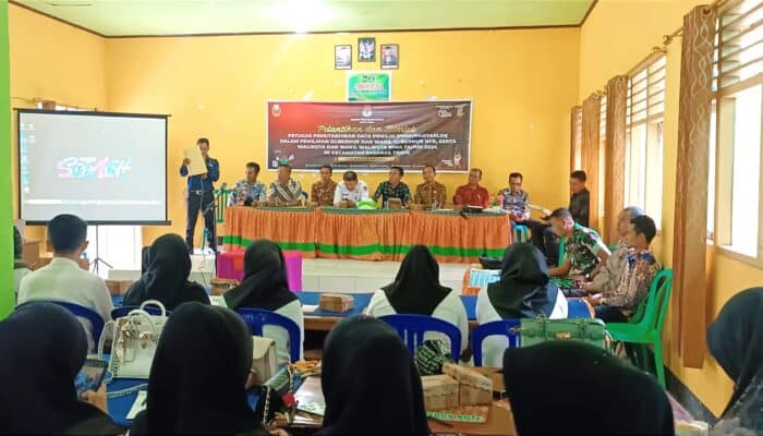 KPU Kota Bima Lantik 55 Anggota PPDP Kecamatan Rasanae Timur