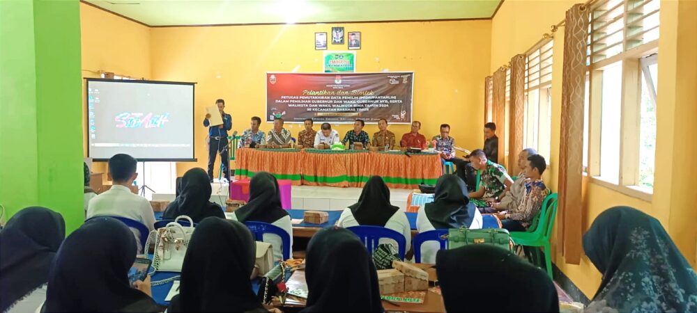 KPU Kota Bima Lantik 55 Anggota PPDP Kecamatan Rasanae Timur - Kabar Harian Bima