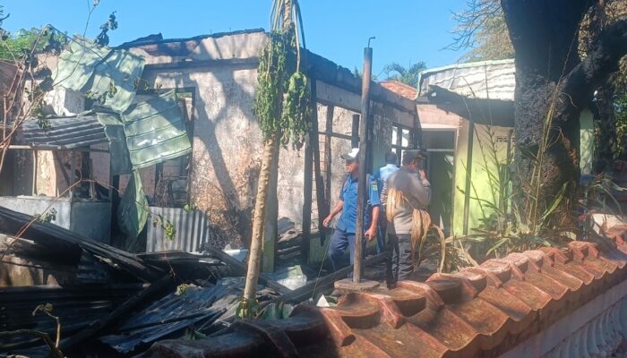 Rumah Purnawirawan Polri di Rabangodu Utara Terbakar
