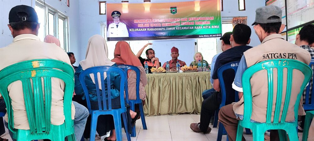 Kelurahan Rabadompu Timur dan BPBD Sosialisasi Tingkatkan Kesiapsiagaan Bencana - Kabar Harian Bima