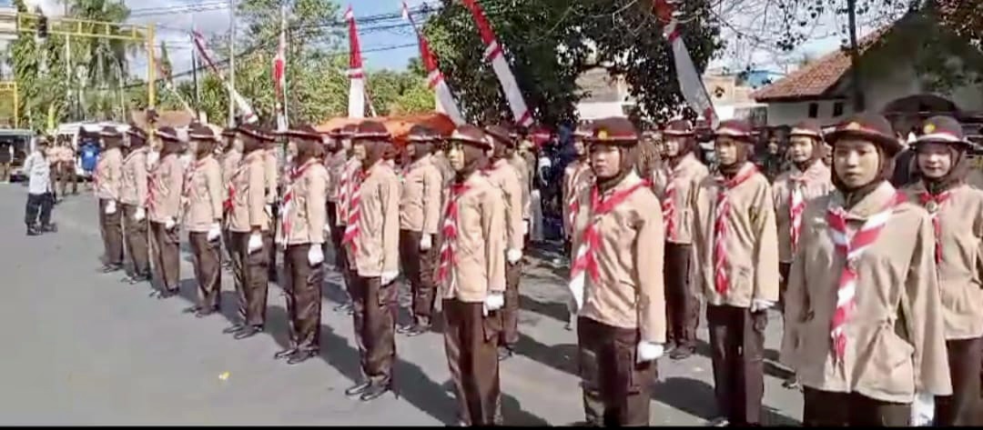 Kwarcab Pramuka Kota Bima Gelar Lomba Gerak Jalan Indah, 272 Regu Berpartisipasi - Kabar Harian Bima