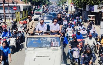 Rakyat Kota Bima Tumpah Ruah Hadiri Deklarasi Pasangan Man-Feri, Lalu Lintas Lumpuh - Kabar Harian Bima