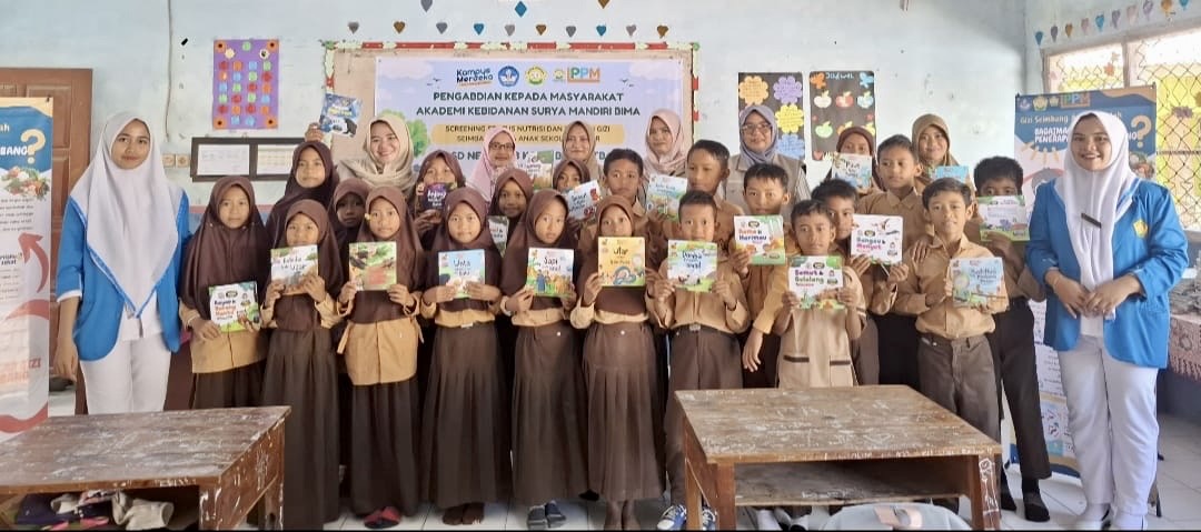 PKM di SDN 48, Akbid SMB Adakan Screening Status Nutrisi dan Edukasi Gizi Seimbang - Kabar Harian Bima