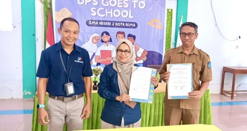 Literasi Statistik Goes to School, SMAN 2 Kota Bima Teken MoU dengan BPS - Kabar Harian Bima