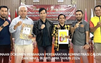 KPU Bima Terima Dokumen Perbaikan Calon Bupati dan Wakil Bupati Tahun 2024 - Kabar Harian Bima