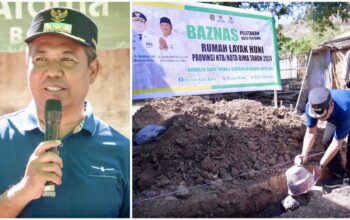 Letakkan Batu Pertama Pembangunan RLH Baznas, Mukhtar: Langkah Nyata Kurangi Kemiskinan Ekstrem - Kabar Harian Bima