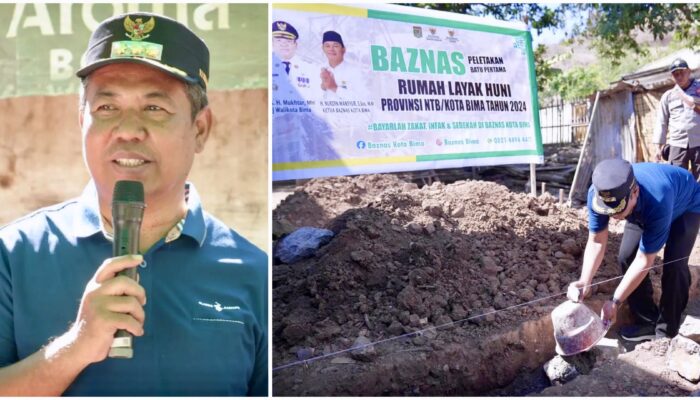 Letakkan Batu Pertama Pembangunan RLH Baznas, Mukhtar: Langkah Nyata Kurangi Kemiskinan Ekstrem