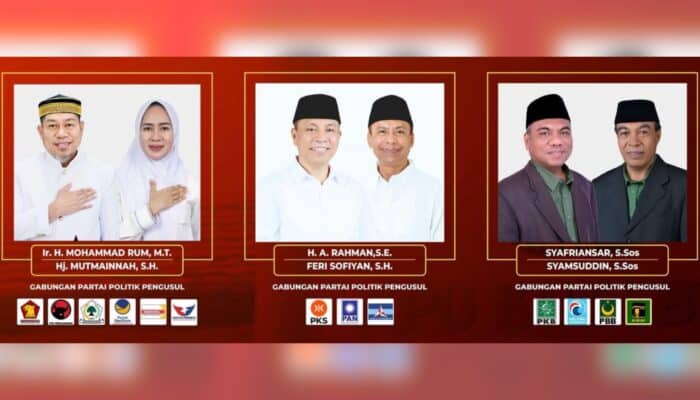 KPU Kota Bima Tetapkan 3 Paslon Wali Kota dan Wakil Wali Kota Pilkada 2024