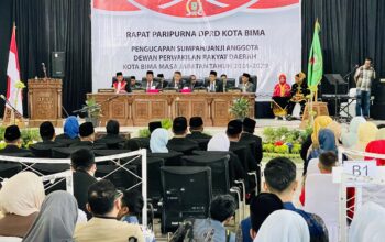 Anggota DPRD Kota Bima Periode 2024-2029 Resmi Dilantik dalam Rapat Paripurna - Kabar Harian Bima