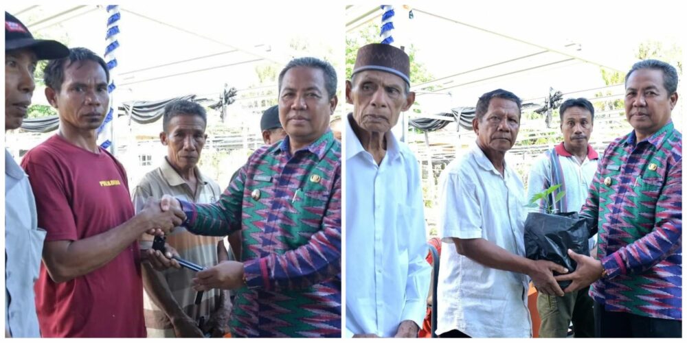 Upaya Kendalikan Inflasi dan Cegah Stunting, Pj Wali Kota Bima Serahkan Bantuan Pertanian - Kabar Harian Bima