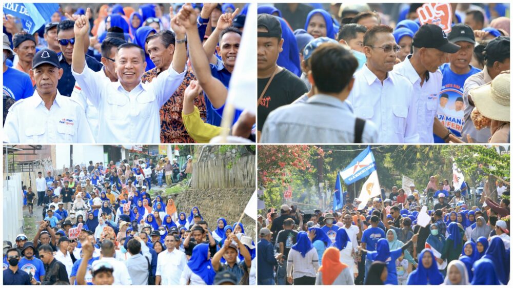 Penanae Bergemuruh! Dukungan tak Terbendung untuk Kemenangan Man-Feri - Kabar Harian Bima