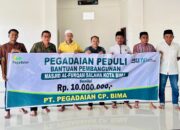 Pegadaian Cabang Bima Serahkan Bantuan untuk Pembangunan Masjid Al Furqan Salama - Kabar Harian Bima