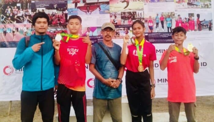 SMAN 2 Kota Bima Nur Aulia, Bawa Pulang Dua Medali di KEJURDA Atletik Open 2024