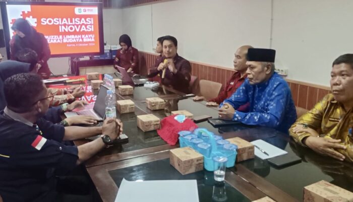 Brida Sosilisasi Inovasi Puzzle Limbah Kayu Budaya Bima