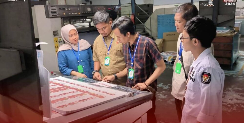 KPU Kabupaten Bima Pantau Produksi 387.531 Surat Suara untuk Pilkada 2024 - Kabar Harian Bima