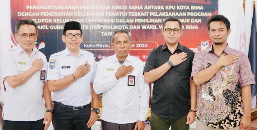 Pemkot Bima dan KPU Jalin Kerjasama untuk Program Pelopor Kelurahan Demokrasi - Kabar Harian Bima