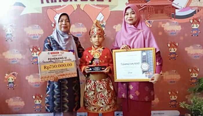 Zaky, Siswa SDN 40 Kota Bima Sabet Juara 3 Festival Tunas Bahasa Ibu Tingkat NTB