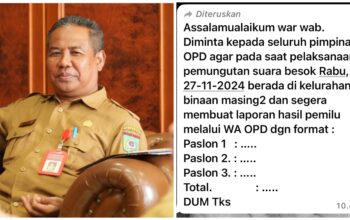 Pj Wali Kota Bima Perintahkan Kepala OPD Lapor Hasil Pemungutan Suara, Publik Pertanyakan Urgensi dan Netralitas - Kabar Harian Bima