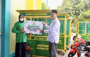 Baznas Kota Bima Salurkan Rombong dan Modal Usaha untuk UMKM Rasanae Barat dan Timur - Kabar Harian Bima