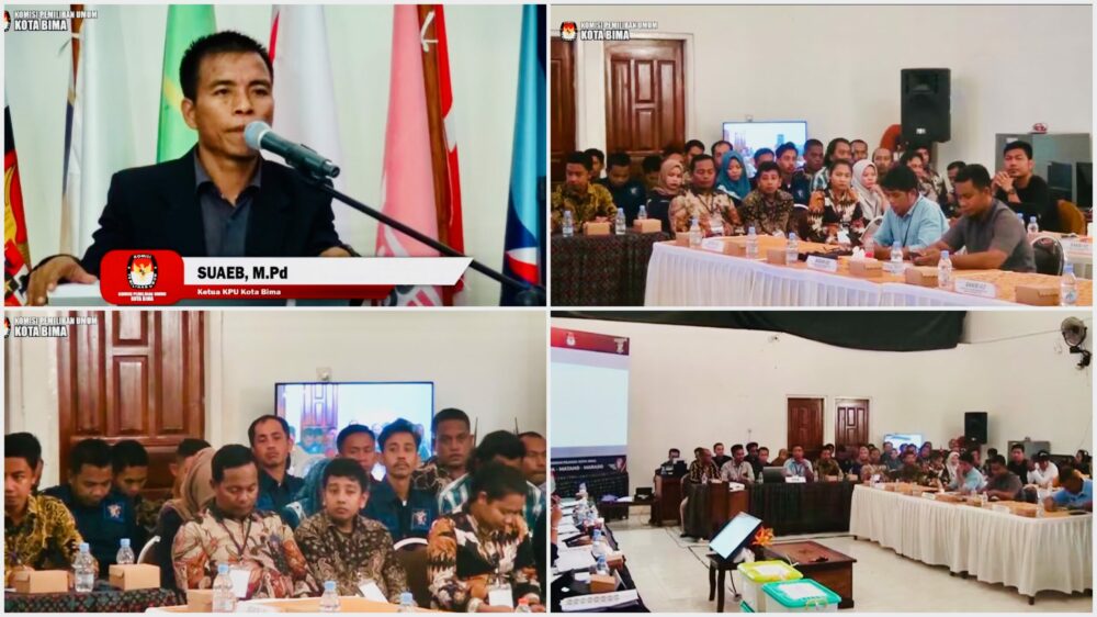 KPU Rapat Pleno Rekapitulasi Suara Pilkada 2024 Tingkat Kota Bima - Kabar Harian Bima