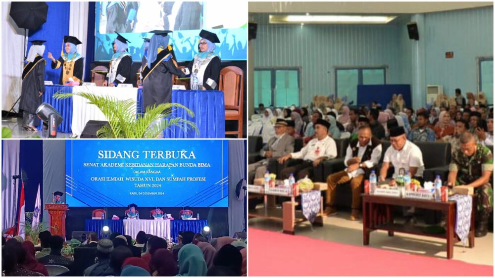 Wisuda Angkatan XVI Akbid Harapan Bunda, Komitmen Cetak Bidan Berkualitas - Kabar Harian Bima