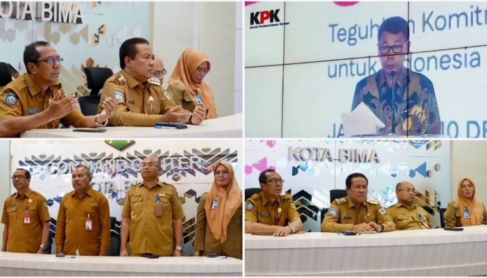 Pj Wali Kota Bima Hadiri Peringatan Hari Anti Korupsi Sedunia 2024 Secara Virtual