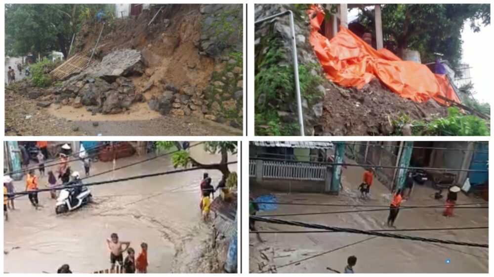 Curah Hujan Tinggi, Banjir dan Longsor di Kota Bima - Kabar Harian Bima