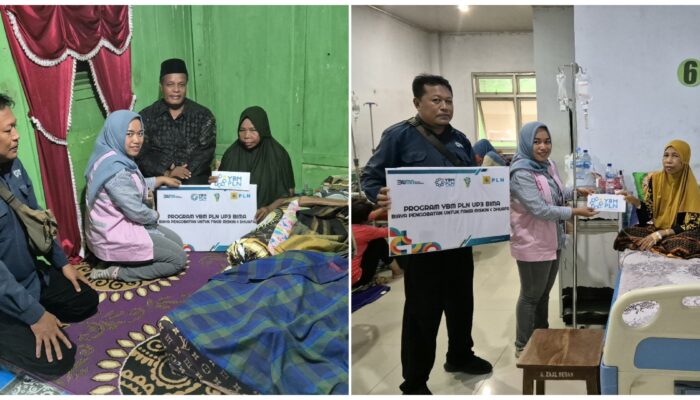 PLN UP3 Bima Salurkan Bantuan Pengobatan untuk Fakir Miskin dan Dhuafa