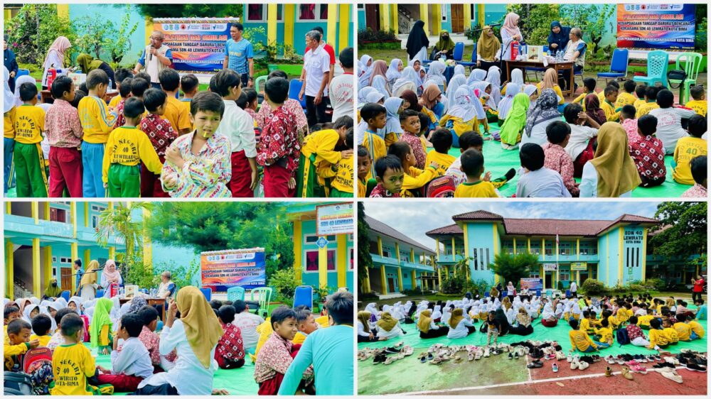 Pelatihan dan Simulasi Tanggap Bencana, FPRB Edukasi Guru dan Siswa SDN 40 Lewirato - Kabar Harian Bima