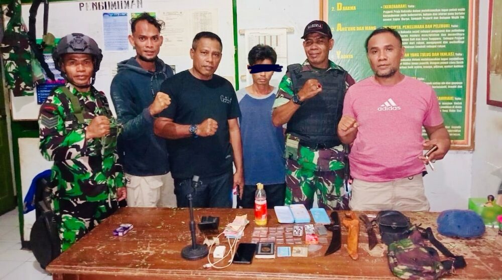 Kodim Bima Tangkap Pengedar Narkoba di Desa Keli, Barang Bukti 16 Paket Sabu Diamankan - Kabar Harian Bima